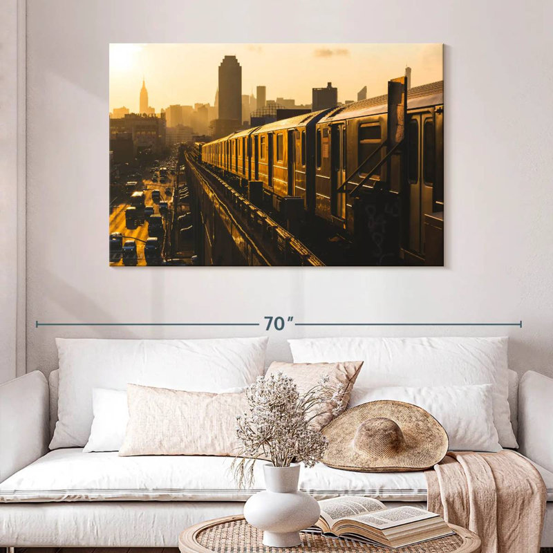 Sireci NY Subway Train, 32" H x 48" W