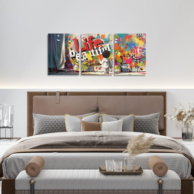 3 Piece Wrapped Canvas Set