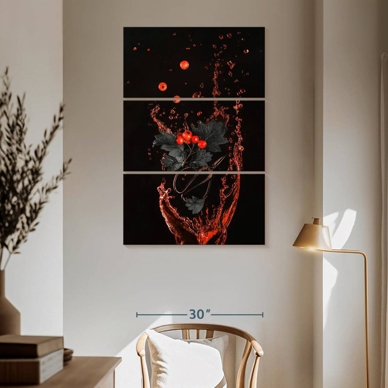 Boisson aux baies rouges