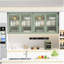 Armoire murale de bureau avec tablettes amovibles
