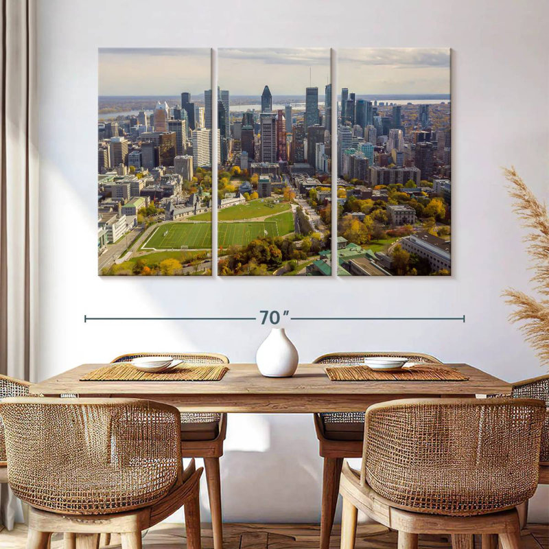 Nicci Montreal Skyline, 42" H x 65" W