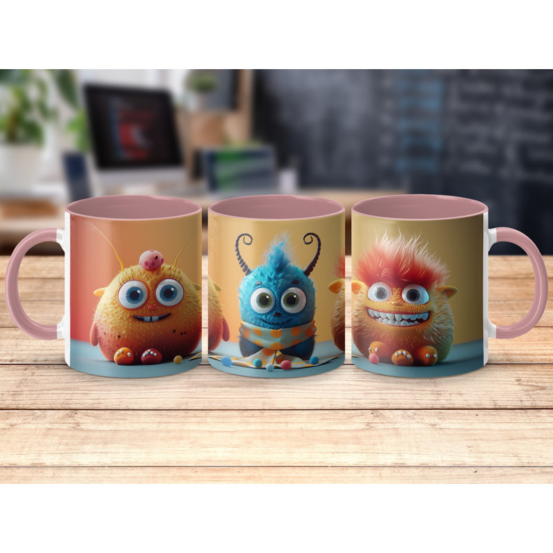 Ceramic Coffee Mug, Pink