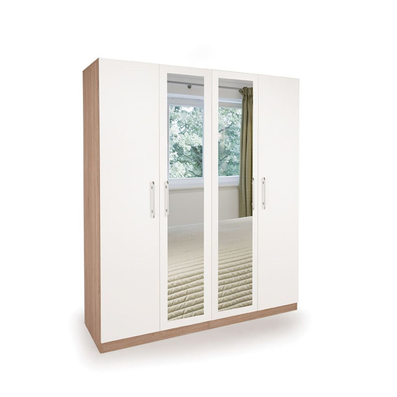 Heanor 4 Door Manufactured Wood Wardrobe