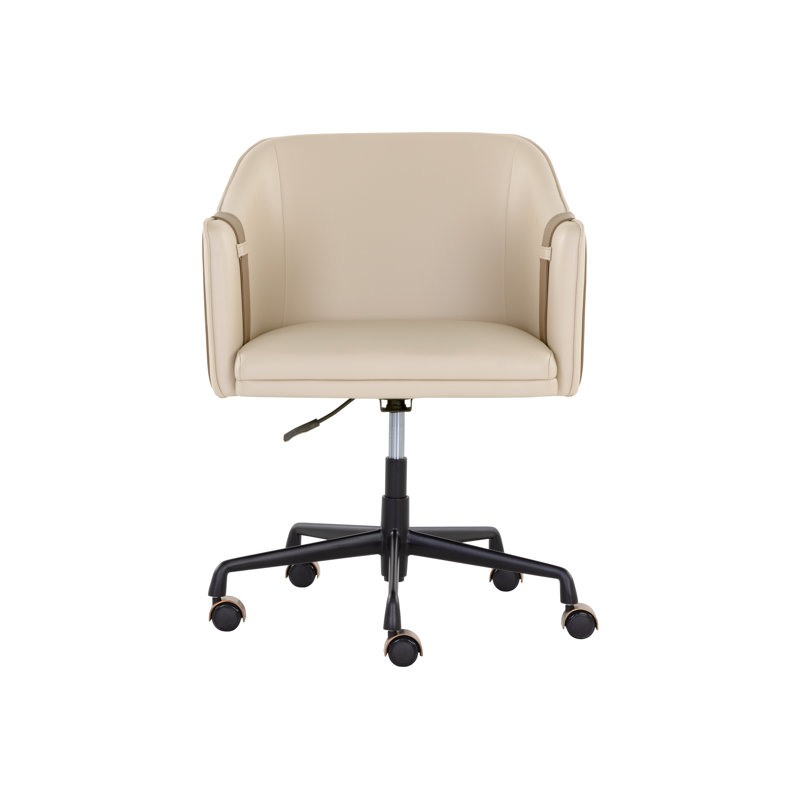 CHAISE DE BUREAU CARTER - NAPA / NAPA, Brun clair / taupe