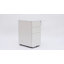 Black 11.8" W 3-Drawer Mobile Steel Vertical Filing Cabinet-304217325