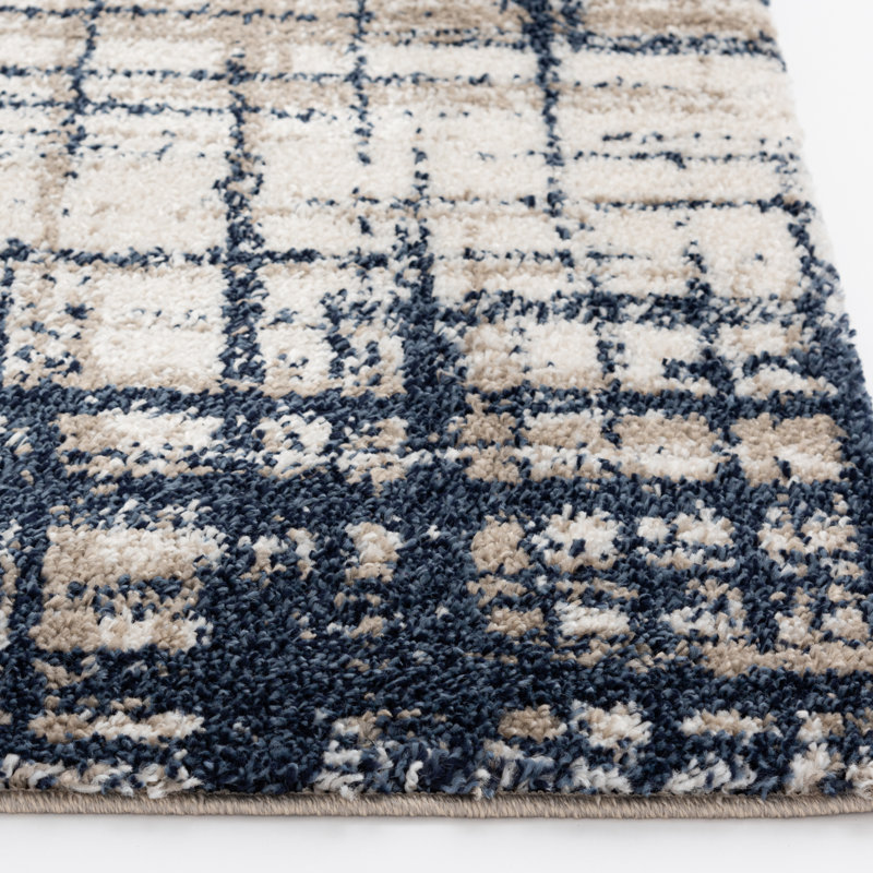 Plaid Indoor Rug, Rectangle 5' x 7'3"