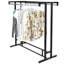 Double Rod Handrail Garment Display Rack