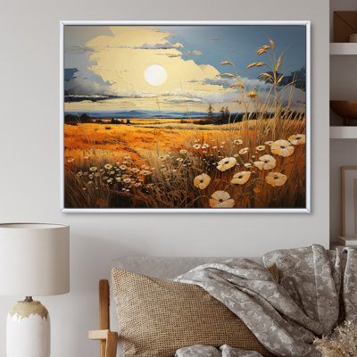 " Yellow Blue Prairies Whispers Patchwork II "