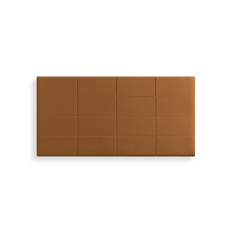 Raglen Upholstered Headboard, Brick, Single (3')