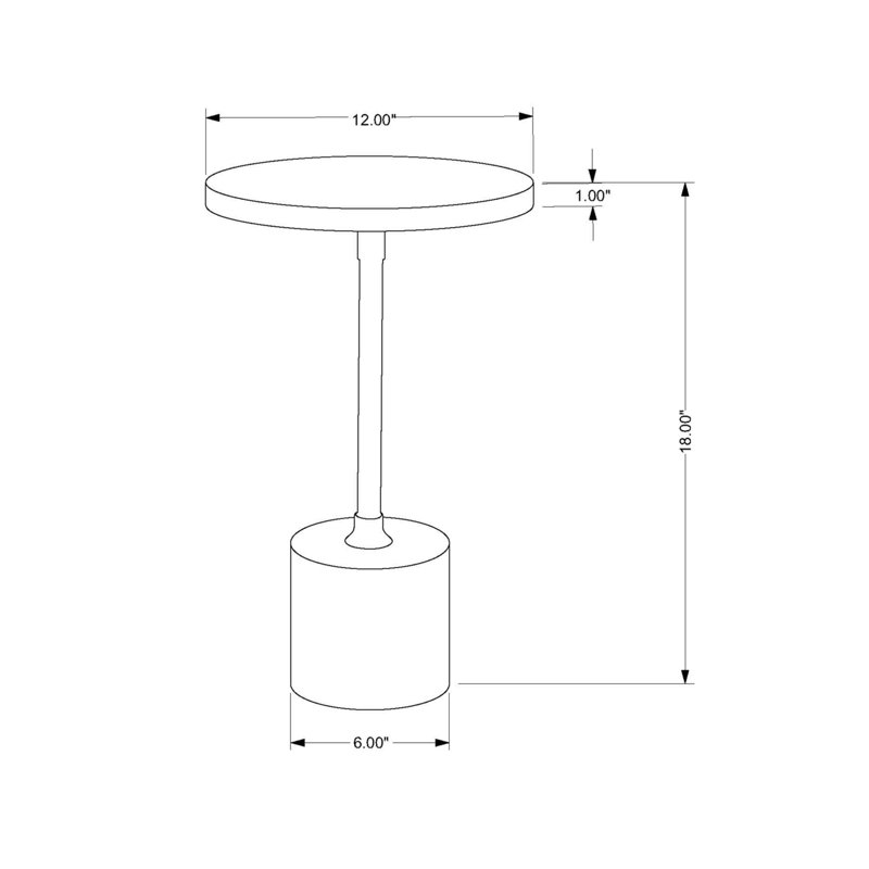 Calhoun Wood and Bone Inlay Side Table