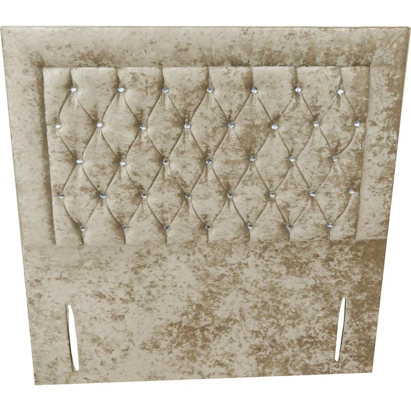 Shaw Upholstered Headboard, Double (4'6), Cream