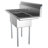 48 " L x 22 " W Silver Freestanding Service Sink