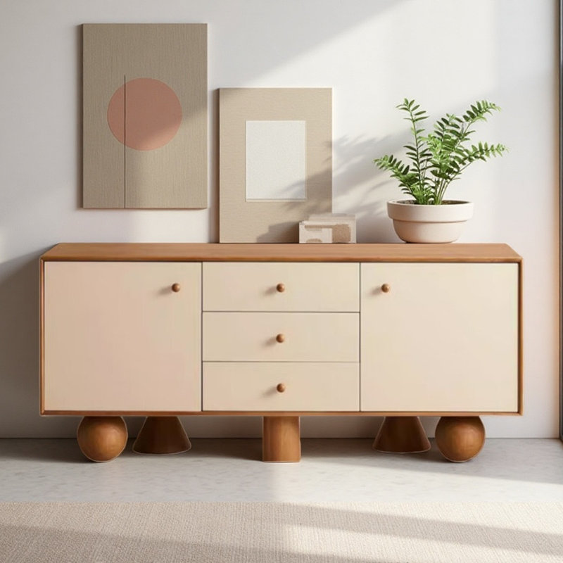 Armoire de rangement française de style crème French Simple