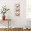 Nikki White Wood Matte Picture Frame with Mat