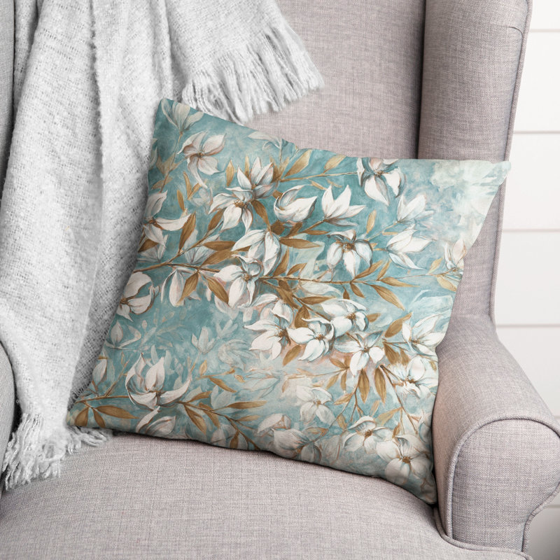 Floral Throw Pillow