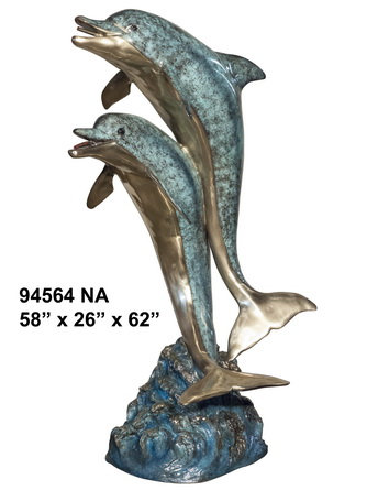 Sculpture en bronze coulé In Perfect Sync