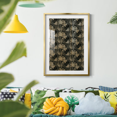 Vintage Abstract Print LV -Framed Print