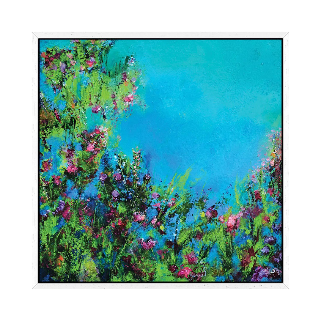 Die Blumen in meinem Garten II von Hanneke Pereboom - Galerie-umwickelte Leinwand Giclée auf Leinwand