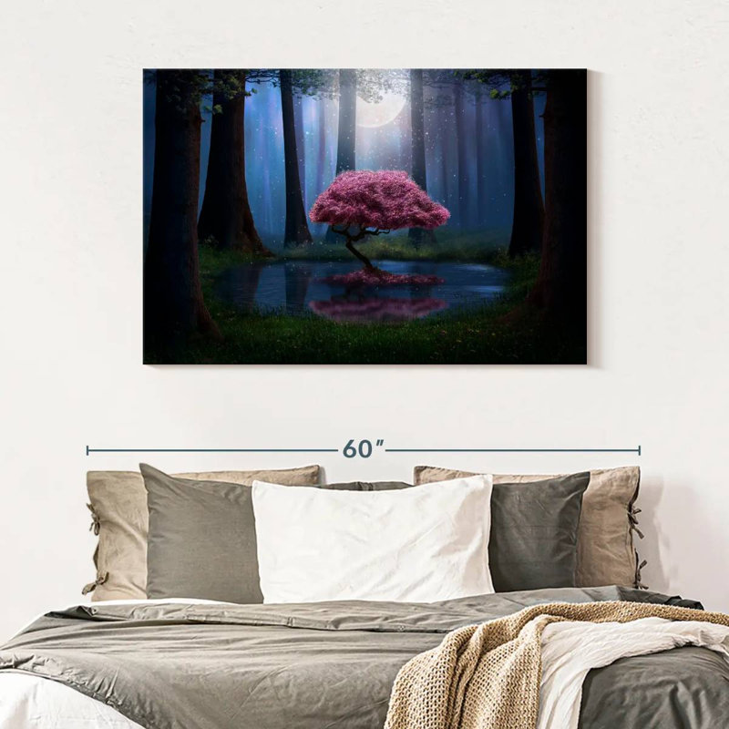 Arbre rose enchanté Kelan, H 32 po x l 48 po