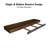 Dodgen 2 Piece Solid Wood Floating Shelf-89294499-89294504