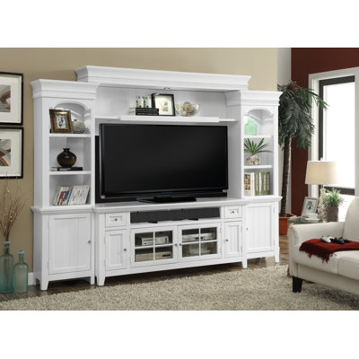 Susana Solid Wood Entertainment Center for TVs up to 78"