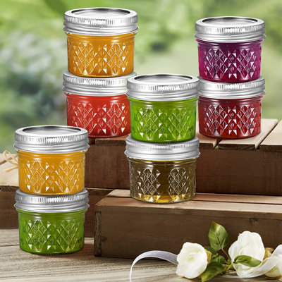 Cristal matelassé 0,13 pte Pot Mason