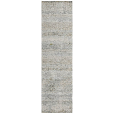Machine Washable Indoor/Outdoor Colman ACN2154 Striped Rug