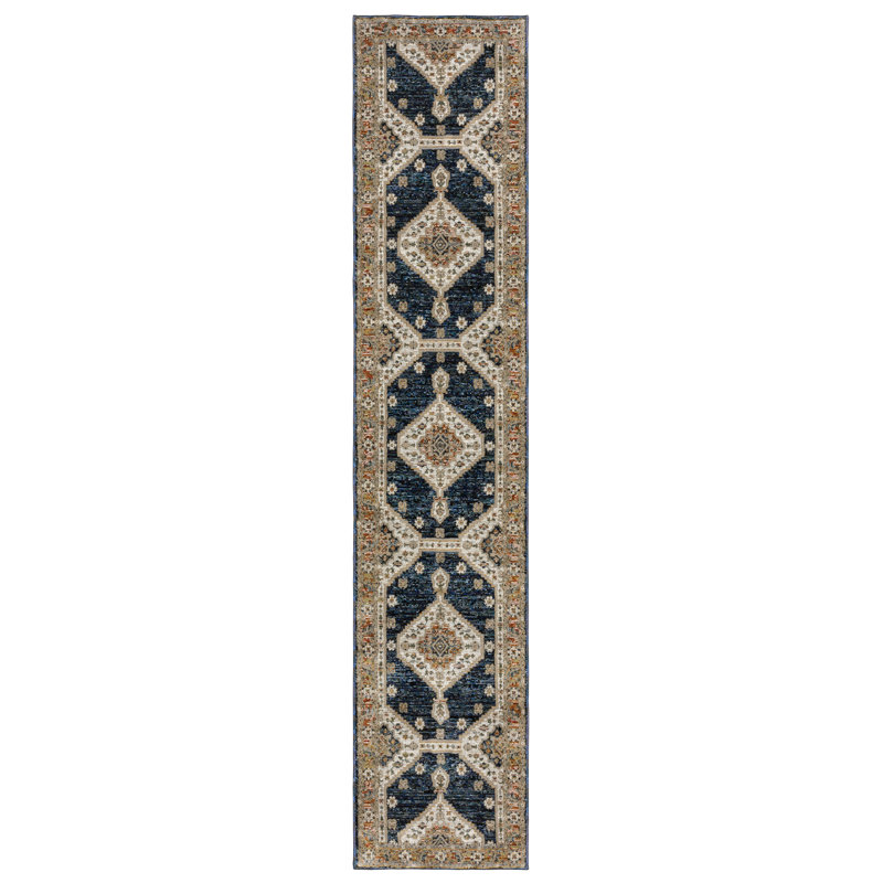 Reshon Oriental Indoor Rug, Runner 2'6" x 12'