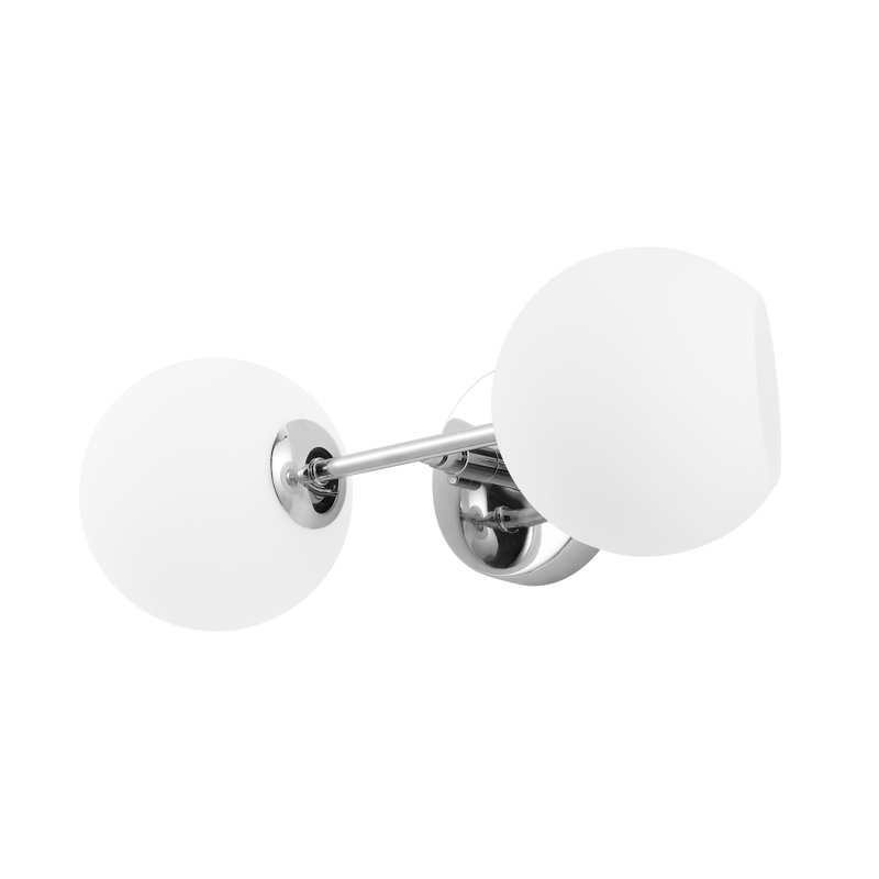 Jaina 2 - Light Armed Sconce, Silver
