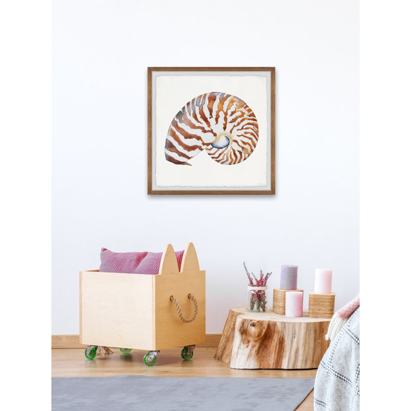 «Tiger Shell», reproduction encadrée, H 18 po x l 18 po x P 1,5 po