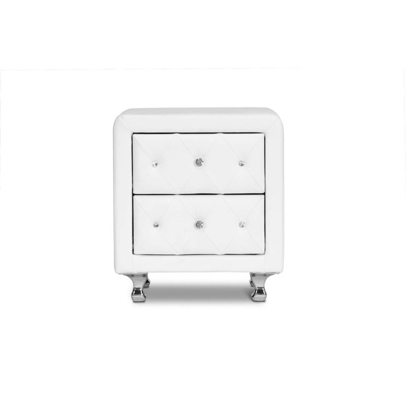 Dunbabin 21'' W Nightstand, White