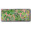 Carnet de croquis tropical, corail, toile encadrée