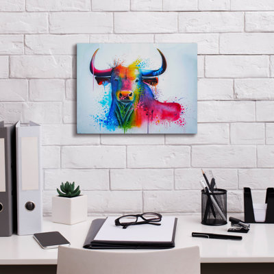Epic Graffiti 'Bull Splash Colors' By Ivan Negrete " Bull Splash Colours " by Ivan Negrete