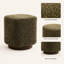 Tabouret de coiffeuse pivotant 360 avec coussin rembourré-769222625