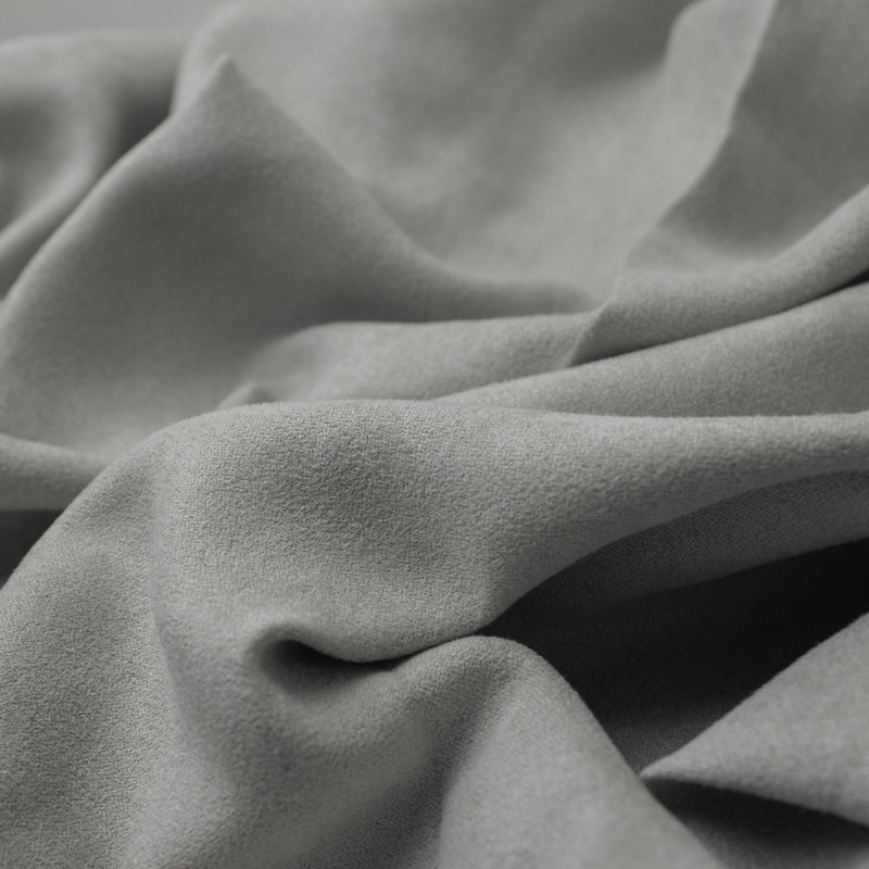 Classic Vail Suede Fabric, Sterling