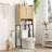 Rattan Over The Toilet Storage Cabinet With Adjustable Shelf