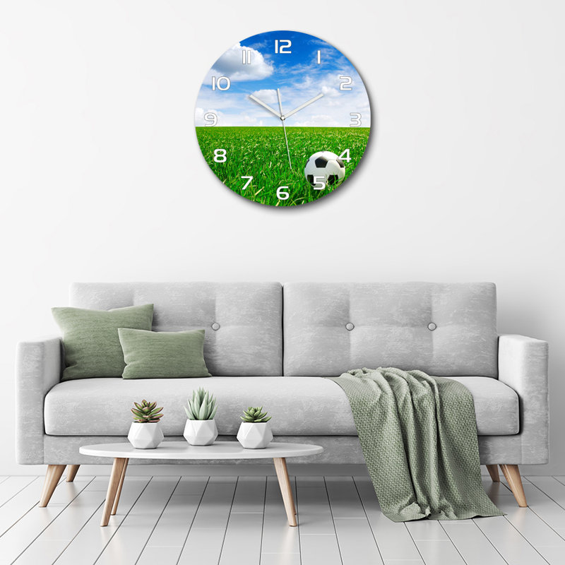Jhadiel Glass Wall Clock
