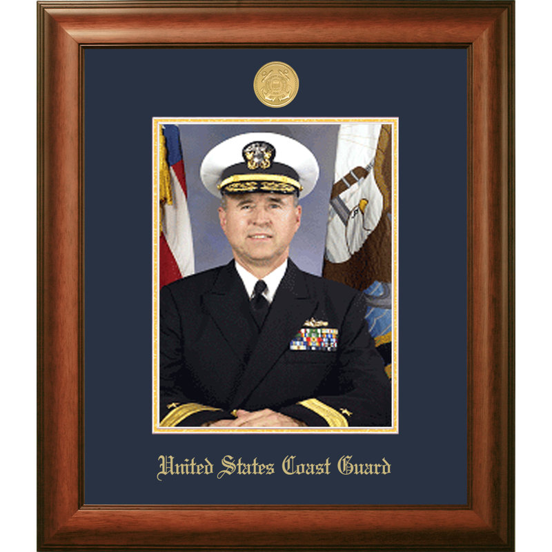 Cadre photo en portrait coast guard