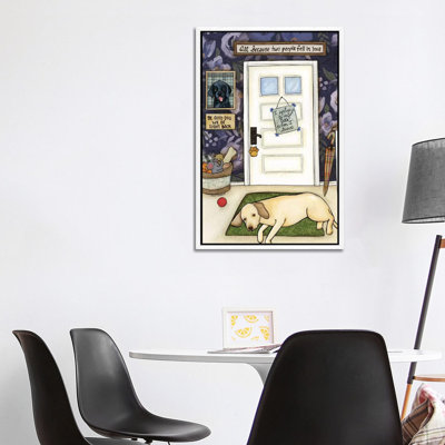 Be Right Back 1 Piece Wall Art on Canvas