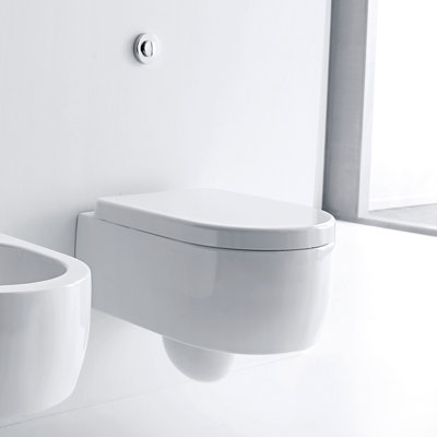 Flo 1.28 Gallons GPF High Efficiency Dual Flush Wall Mounted Kit
