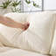 Canapé modulaire modulaire à 2 places avec coussins en chenille beige de 22 po + 2 coussins décoratifs - Taille compacte pour appartement, salon, chambre à coucher