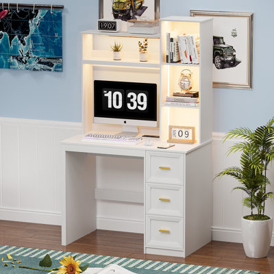 Computer Desk with Power Outlet