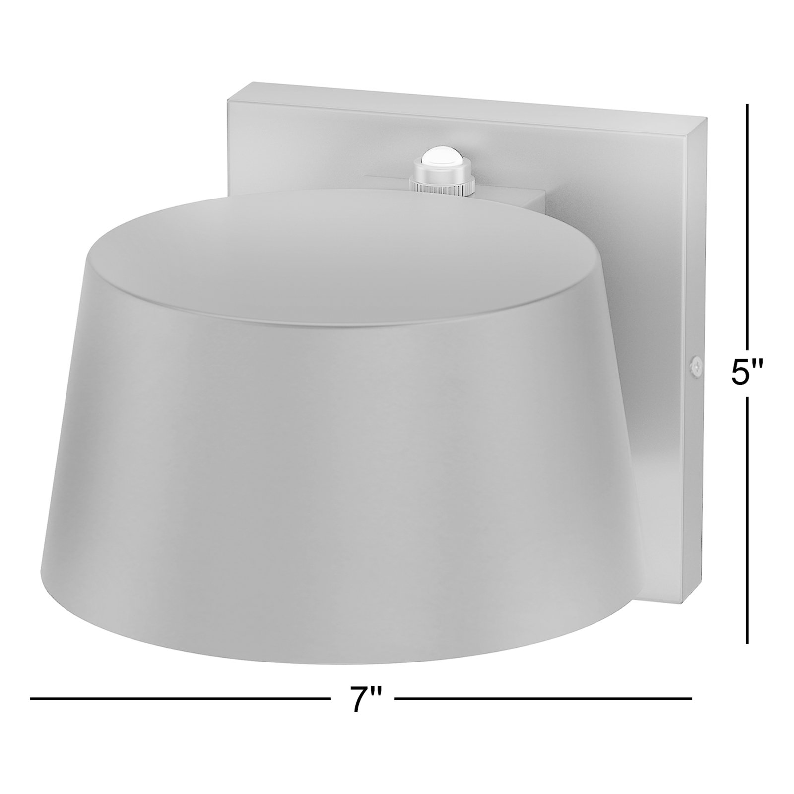 Seoul Single Light Drum Outdoor LED Wall Light