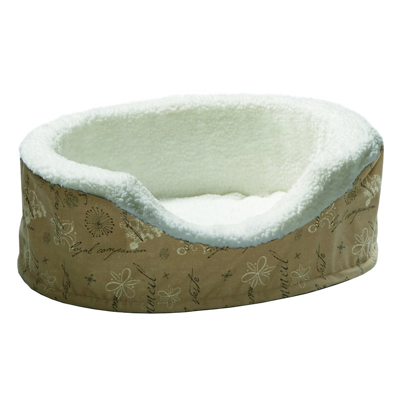 Lit gigogne orthopédique MidTest, L 17,75 po x P 14,25 po x H 5,5 po, Brun