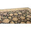 Hand Knotted Wool Area Rug in Black And Gold
