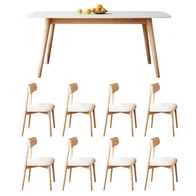 Rectangular fashion dining table and chairs