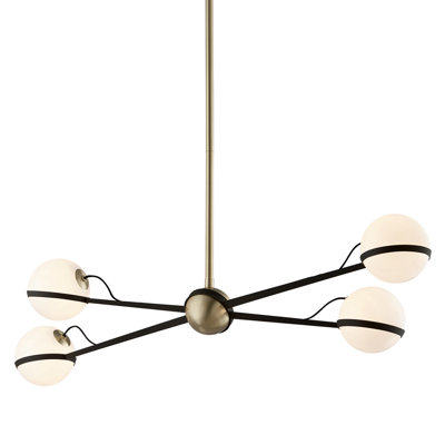 Lustre sphérique spoutnik 4 lumières Maily