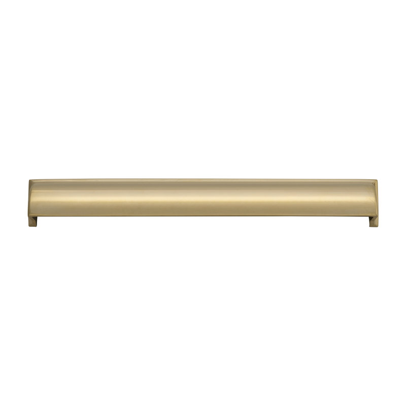 Parkview Brass Cup Pull, 5-1/16", Unlacquered Polished Brass