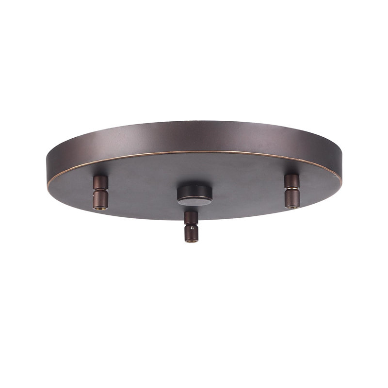 Herr 3 - Light Cluster Pendant, Satin Nickel/Bronze, Halogen