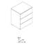 Gatlinburg 55cm W Manufactured Wood Bedside Table